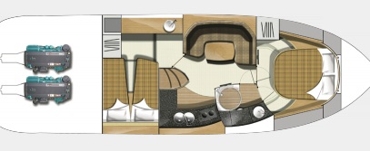 Fairline Targa 38 Grundriss