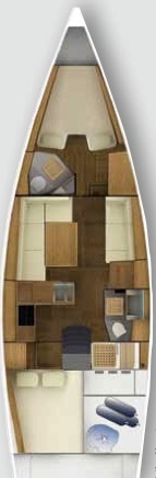 Grand Soleil 39 Grundriss