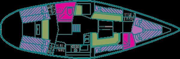 Baltic 42 DP Grundriss