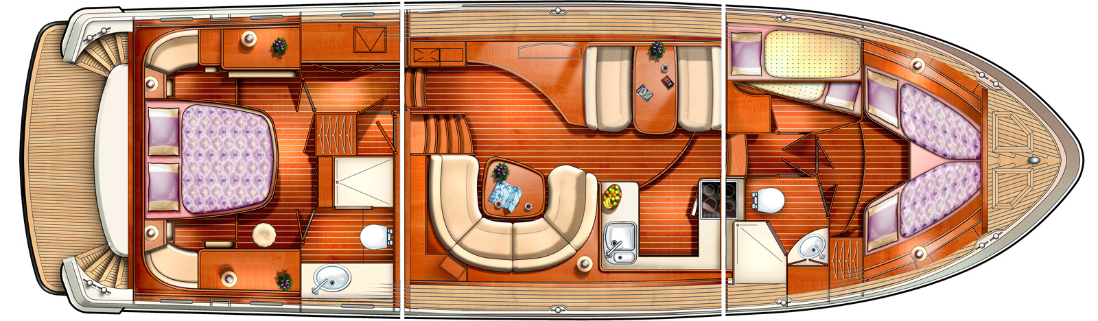 Linssen Grand Sturdy 500 AC Wheelhouse Grundriss