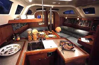 Hunter 340 Innenansicht