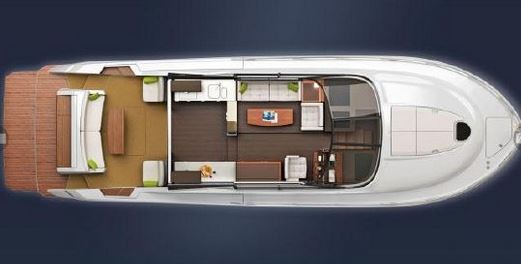 Tiara 50 Fly Grundriss