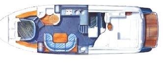 Fairline Targa 39 Grundriss