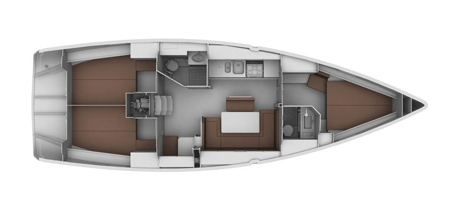 Bavaria Cruiser 40 Grundriss