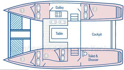 Seawind 1000 XL Grundriss