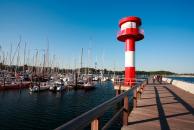 Stadthafen Eckernfrde-Yachtcharter Deutschland Marina Eckenfoerde