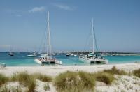 Ibiza-Formentera Charter Formentera Kats am Strand