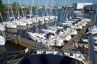 Yachthafen Lemster Baai Charter IJsselmeer Lemmer Jachtwerf Maronier Foto vom Hafen