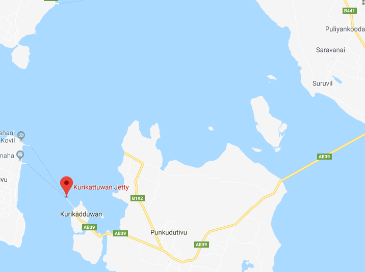 Jaffna Kurikattuwan Jetty&nbsp; Google Maps