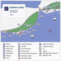 Marina Mali Losinj marina losinj services layout