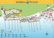 Marina Punat-Charter Kroatien Kvarner Marina Punat Marinaplan