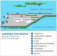 Darsena San Marco mappa de grado