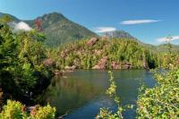 Kanada Bootscharter Kanada Vancouver island gruen Berge