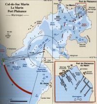 Port de Plaisance le Marin Yachtcharter Karibik Martinique Marina Le Marin Marinaplan