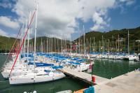 Wickhams Cay II The Moorings Marina Charter Karibik BVI WickhamsCay Marina Top