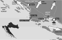 Marina Kremik Charter Kroatien Kremik Lage der Marina