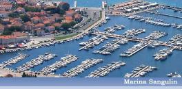 Marina Sangulin-Charter Kroatien Kornaten Biograd Marina Sangulin Luftbild Marina