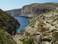 Malta Bootscharter Malta Steilkueste Felsenbucht