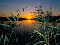 Masurische Seenplatte Yachtcharter Polen Masuren Nidzkiessee Sonnenuntergang