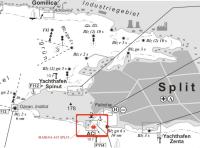 ACI Marina Split Split ACI Marina Stadtplan