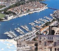 ACI Marina Trogir Charter Kroatien Trogir Marina Trogir Luftbild