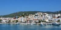 Hafen von Skiathos skiathos foto