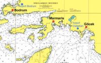 Netsel Marina Charter Tuerkei Marmaris Landkarte mit Flughafen