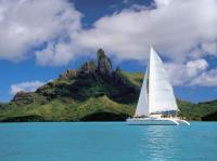 Tahiti Charter Tahiti Katamaran mit Insel